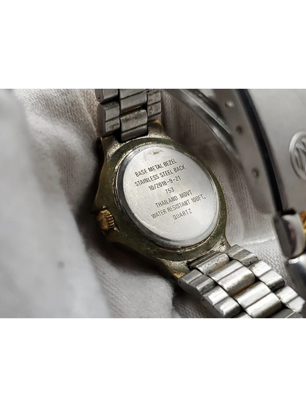 Anne Klein II Watch Women New Battery Two-Tone White Dial 23mm